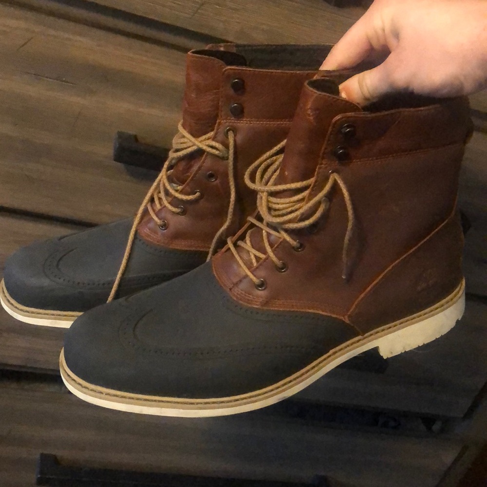 Tim’s wingtip water proof boots 11.5